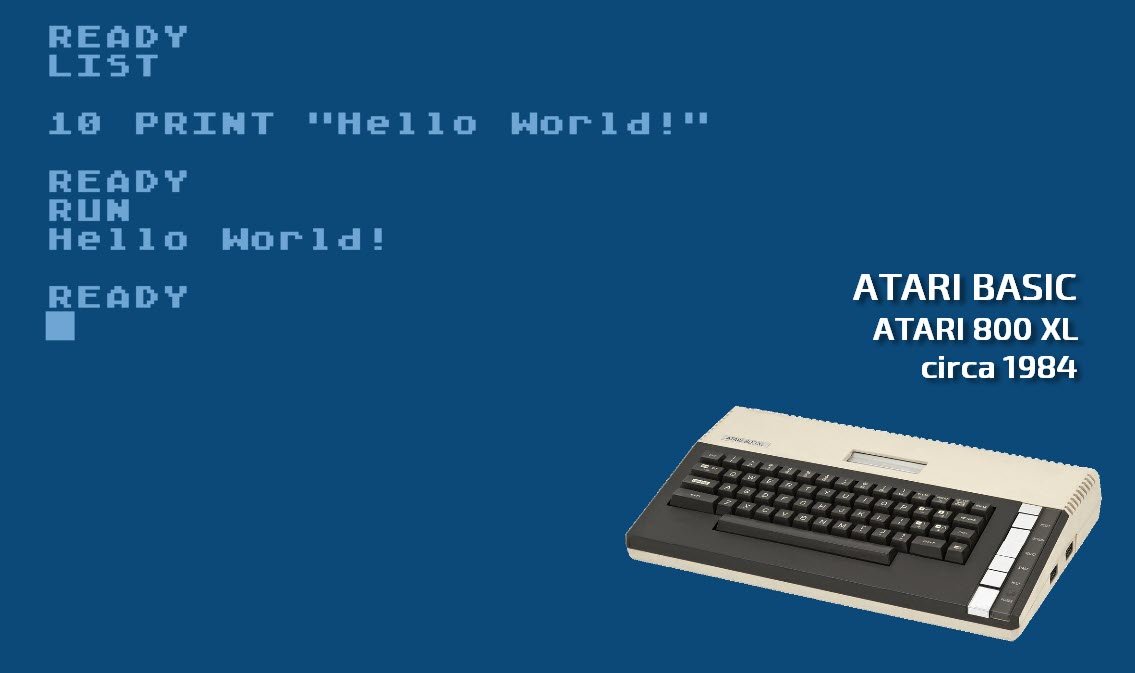 AtariBasic-HelloWorld AtariBasic-HelloWorld
